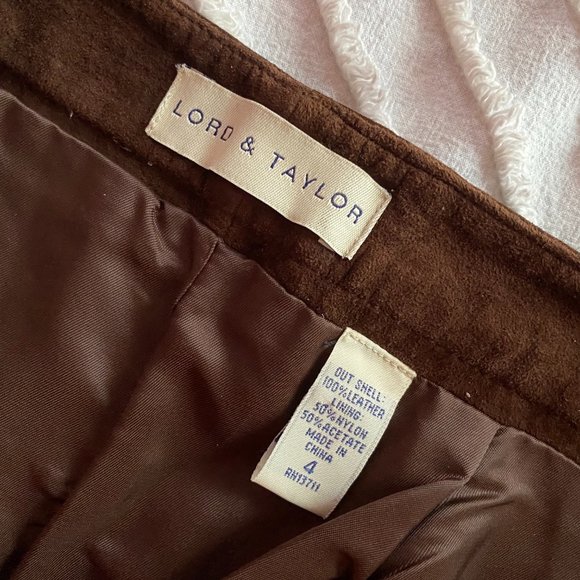 Brown Velvet Pants lord and taylor 4 - Picture 2 of 4